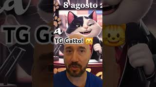 TG Gatto - edizione dell'8 agosto 2024TG Gatto, notizie dal mondo felino! 🗞😸 #gatto #shorts #TGGatto