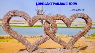 Love Lake Dubai Visiting The AL QUDRA Desert lake Walking Tour UAE