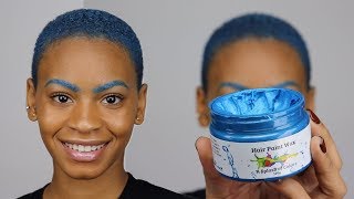 TRYING HAIR PAINT WAX ON MY BROWS & HAIR