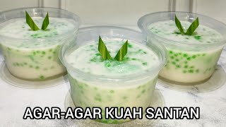 AGAR AGAR KUAH SANTAN SAGU MUTIARA.. CEMILAN JADUL DAN SEDERHANA..ENAK MUDAH DIBUAT..😍