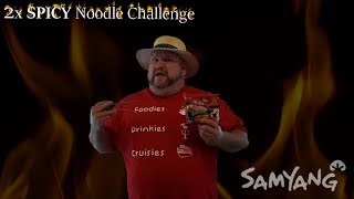 Samyang 2x SPICY Noodle CHALLENGE with Facebook LIVE INTERACTIVE Mukbang - Chas n Chucks DIDN'T SUCK