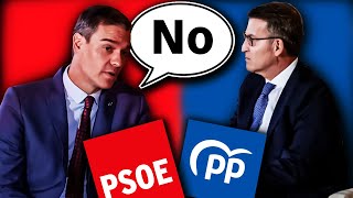 Sánchez RECHAZA (Otra vez) a Feijóo... 😅| NO habrá GRAN COALICIÓN PP Y PSOE