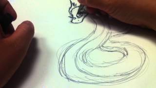 Dragonair Speed Drawing