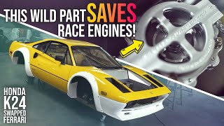 More Insane Parts for the 1000hp Honda K24 Ferrari! Ep. 61