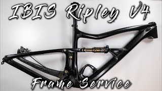 IBIS Ripley V4 or Ripmo Frame Bushings and Linkage Replacement service for Beginners