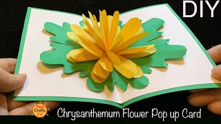 5 MINUTE CHRYSANTHEMUM FLOWER POP UP CARD I EASY DIY PAPER CRAFTS