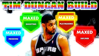 Tim Duncan Build 2k25!!! Best All Around Power Forward Build in NBA 2k25 Next Gen!!!