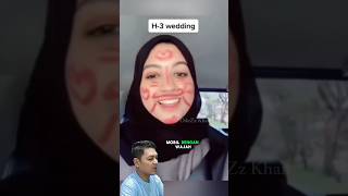 Pengantin wanita memperlihatkan kebahagiaannya menyambut hari pernikahan, namun nasib berkata lain.