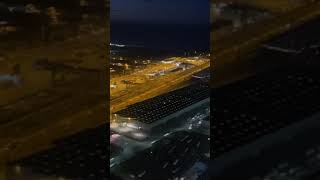 Landing in Barcelona # Spain # Night Airplane View # Shorts