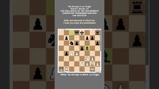 Tan Zhongyi vs Lei Tingjie, THE FINAL MATCH OF THE FIDE WOMEN’S CANDIDATES TOURNAMENT2022-2023, R 1