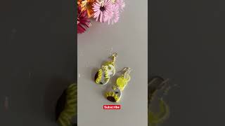 Clay Sunflower Earrings… #shorts #ytshorts