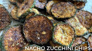 Keto Nacho Zucchini Chips