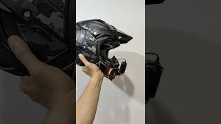 Action Camera Helmet Chin mount Setup for motovlogging