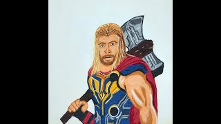 Thor - Love & Thunder Drawing #shorts