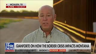 Governor Gianforte reports live from the border to discuss the crisis Biden created