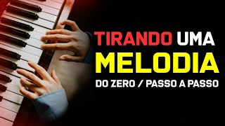 Aprenda a tirar a MELODIA de uma música no teclado PASSO A PASSO do zero