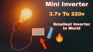 how to make inverter | how to make inverter 3.7v to 220v |