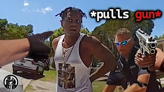 When Dumb Criminals Try to Fight Cops | Police Body Cam Arrest