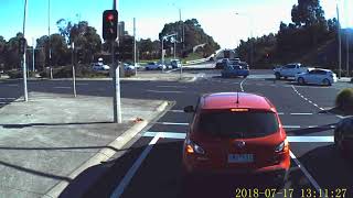 Red light runner Melbourne