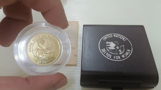 1976-1986 The United Nations Decade for women Rm250 Gold Proof coin