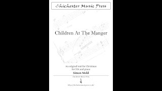 Children At The Manger - Simon Mold