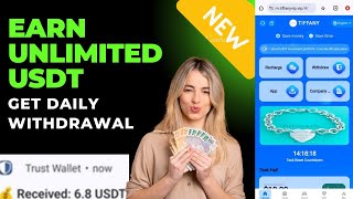 Tiffany Platform | Shopping Mall | Live Withdraw Money Proof | Instant Withdraw | New Usdt Project |