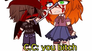 “You B*tch” ||C.C & Elizabeth|| ||FNAF|| ||very short|| ||My Au|| C.C AND ELIZABETH RELATIONSHIP 💀