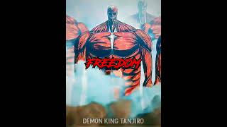 "Freedom" #edit #anime #attackontitan #erenyeager #mikasa #levi #leviackerman #luffy #onepiece #amv