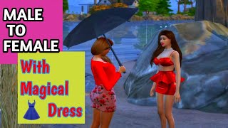 TG transform with magical dress | MTF | Gender Bender | TG transformation story