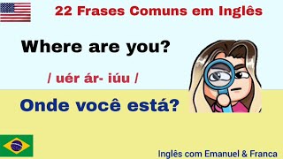 Aprender Inglês com Frases Úteis e curtas + 22 Frases Com Tradução para o português.