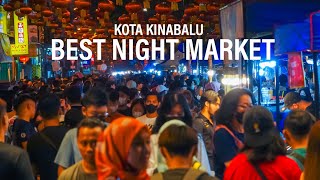 Kota Kinabalu Api-Api Night Market 2023, Gaya Street Sabah, Malaysia