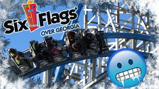 Riding Coasters at 32° - Six Flags Over Georgia Vlog