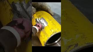 Hydraulic cylinder repair, Metal cored wire