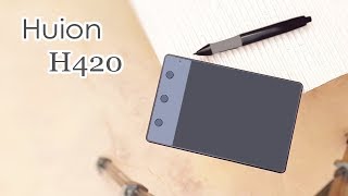 Huion H420 Unboxing & Review - A $25 DrawingTablet !