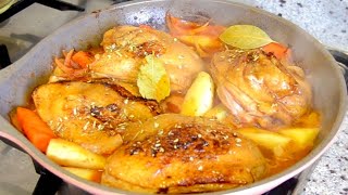 واحدة من أجمل وصفات أفخاذ الفراخ بطعم وصوص رائع|Easy chicken legs recipe that takes your breath