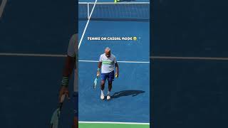 The No-Look Tennis Skill by Mansour Bahrami 😮‍💨🪄