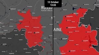 Ukraine Kursk Invasion & Russian Advances Compared – Every Day [Aug 6 - Oct 13]