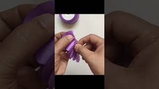 DIY: Stunning Satin Ribbon Flower Making Idea Easy and Quick Part-1