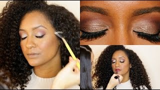 Classic Holiday Glam Makeup Tutorial | Hermela Solomon