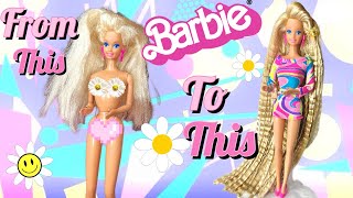 Totally Hair Barbie Doll Reroot / Makeover