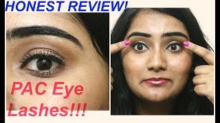 PAC Cosmetics False Lashes : HONEST REVIEW!!