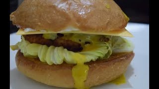 How to make Chicken Burger at home | Easy Chicken Patty Recipe| Chicken burger