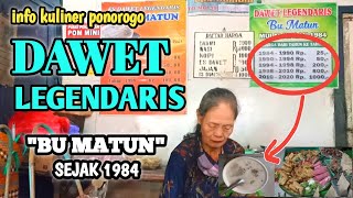 TERMURAH SEDUNIA!! DAWET LEGENDARIS BU MATUN // SATU MANGKOK Rp.25,- AWAL JUALAN