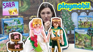 PLAYMOBIL MATRIMONIO 👰 🤵 festa 🎉 con una mega torta 🎂 PRINCIPESSA E PRINCIPE 👑