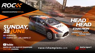 Get ready to watch the Virtual Race Of Champions on Sunday 28 June