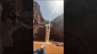 kayaking in Ouzood waterfalls Morocco 🇲🇦