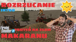 ROZRZUCANIE MAKARONU!!!!! PRZYPALONA KASZANKAA🥓Jedzenie na polu #2 FS22