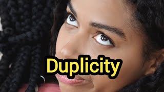 Duplicity Definition & Meaning