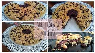 طارطة إيطالية بشكولاطة النوتيلا🍫 -- 🍫Sbriciolata au Nutella