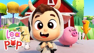 Lea and Pop discover Farm animals | Old MacDonald Had a Farm | Nursery Rhymes for Prechoolers